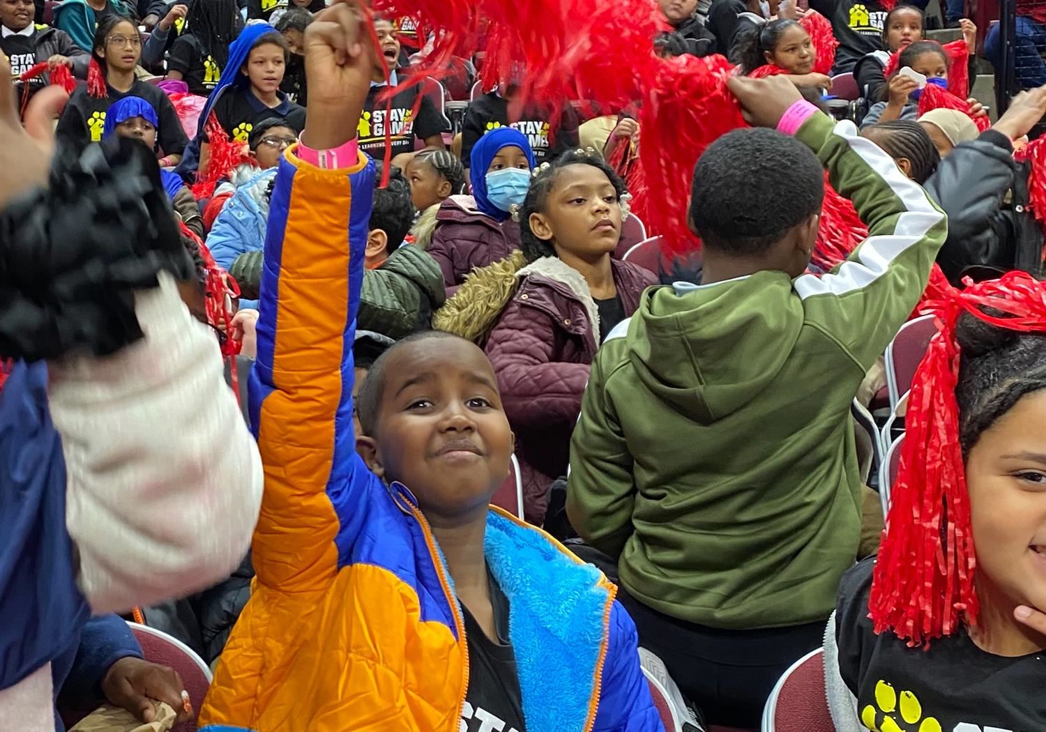 Students at OSU basketball game